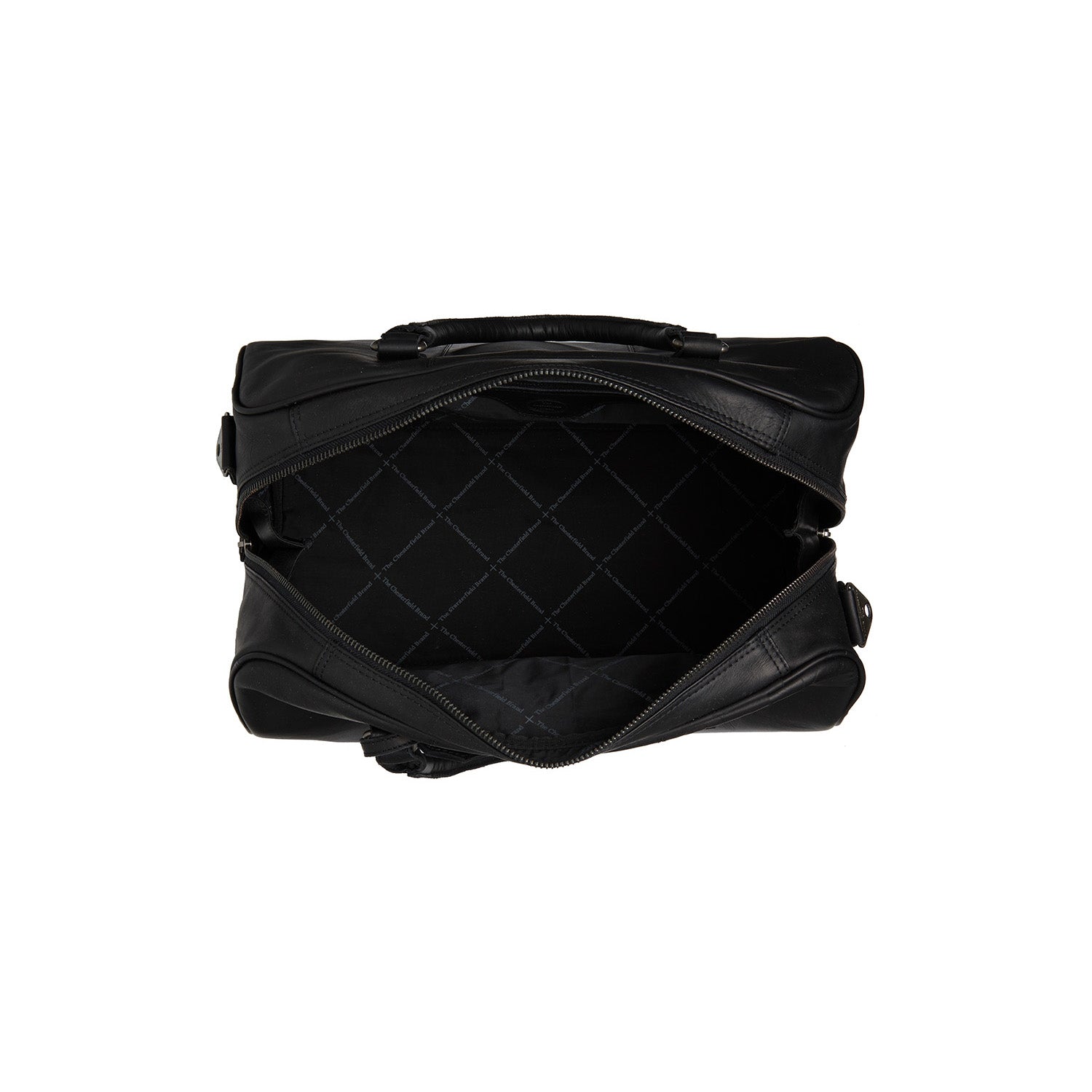 Leather Travel Bag Black Liam