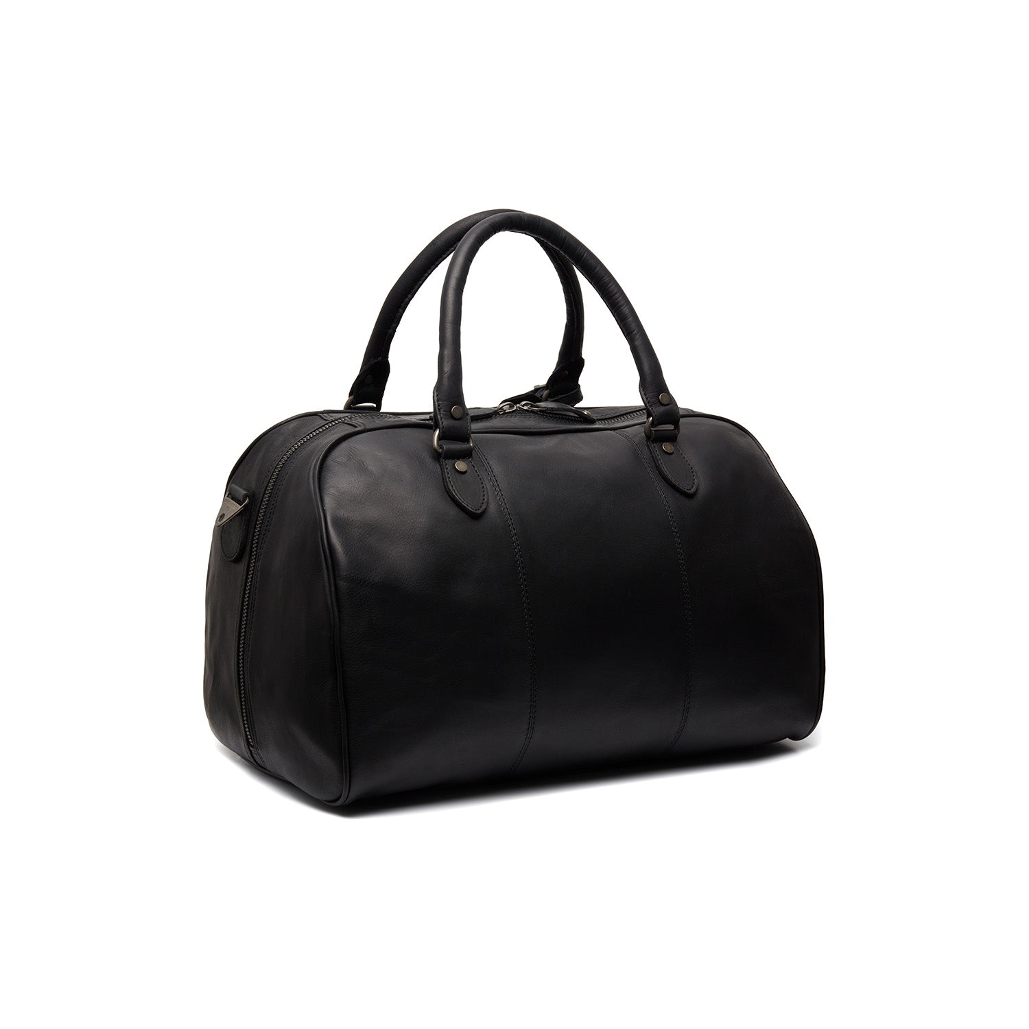 Leather Travel Bag Black Liam
