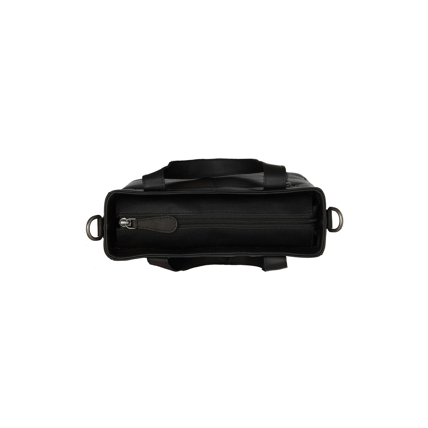 Leather Shopper Black Lingfield