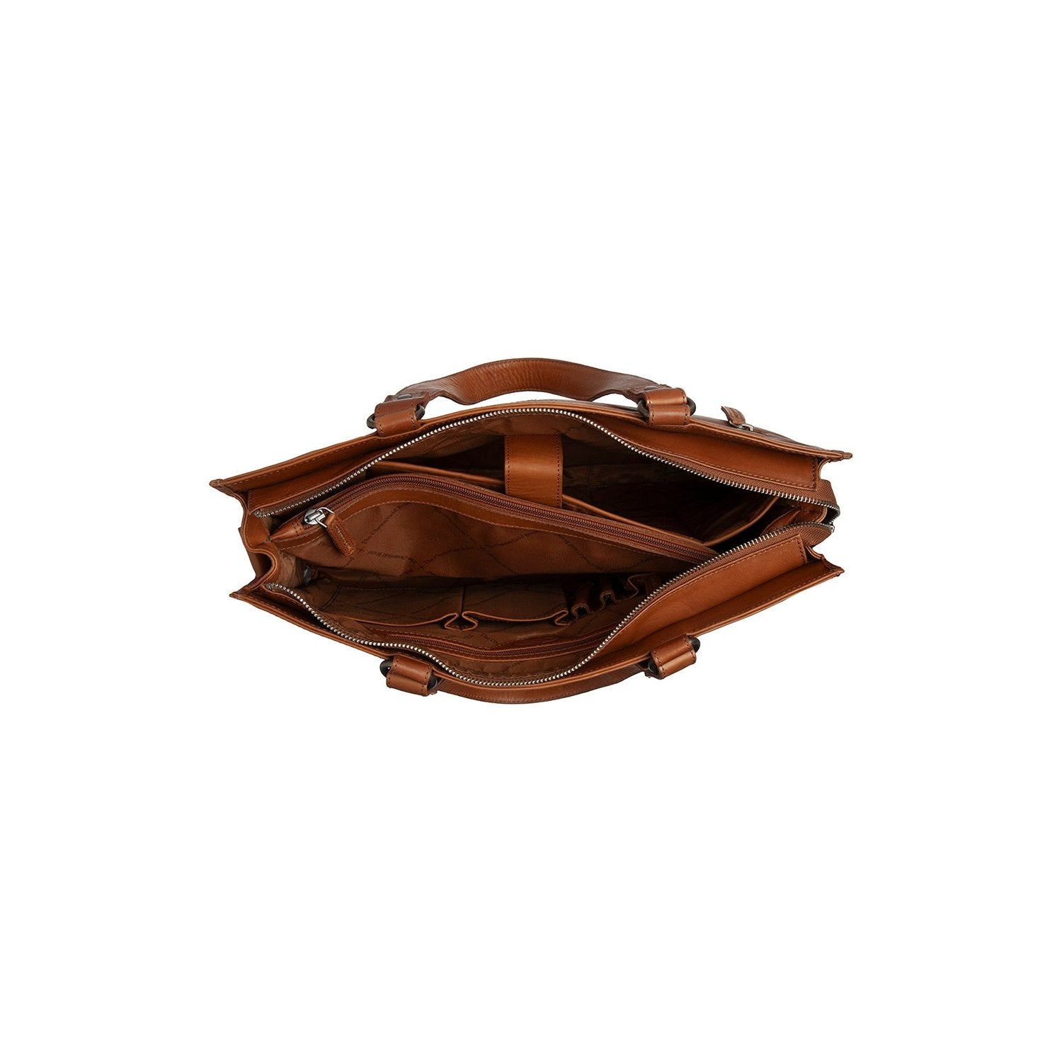 Leather Shopper Cognac Manly