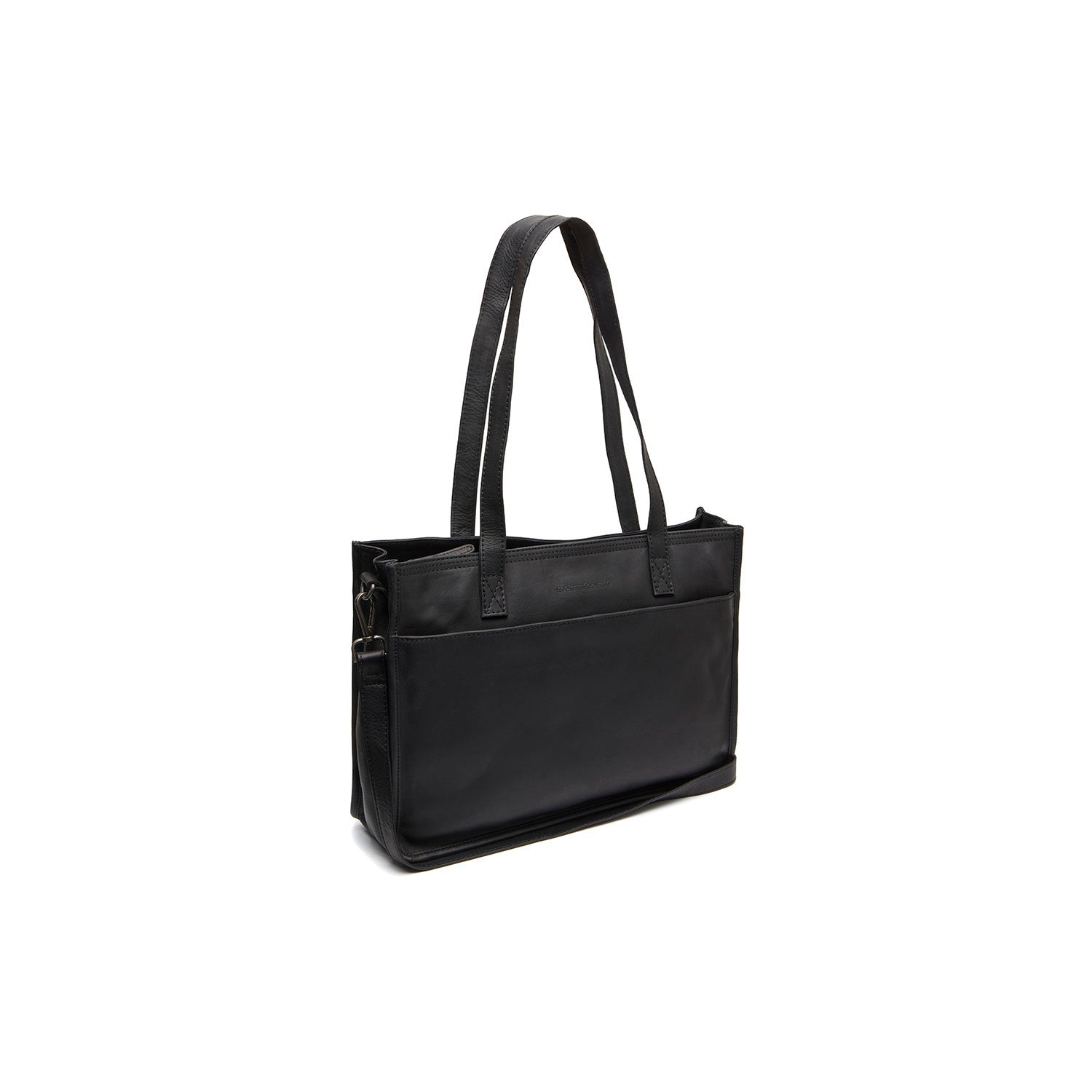 Leather Shopper Black Adana