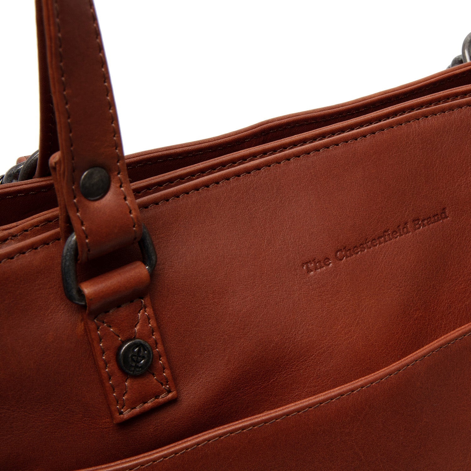 Leather Shopper Cognac Raynor