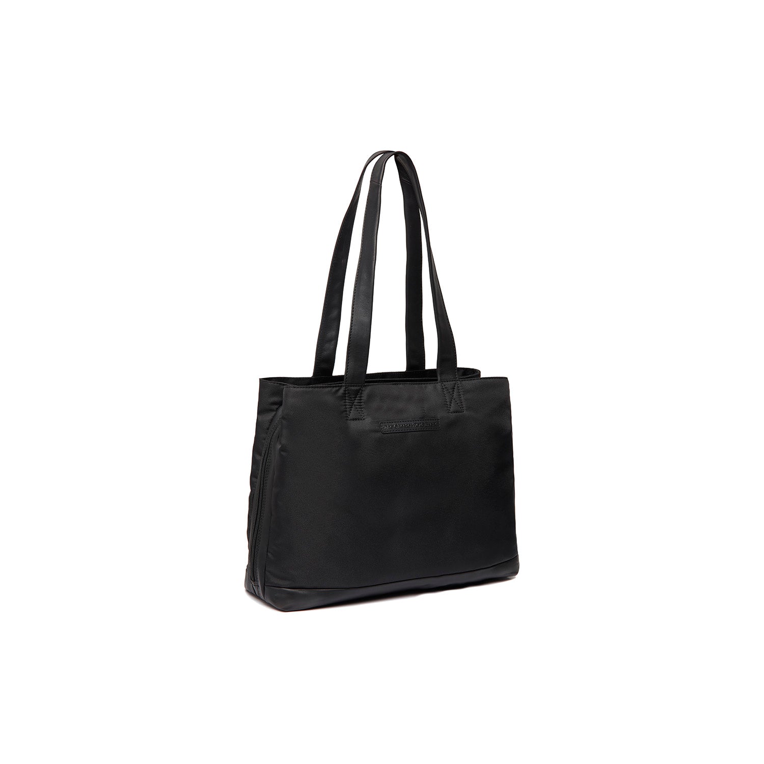 Leather Shopper Black Lavik