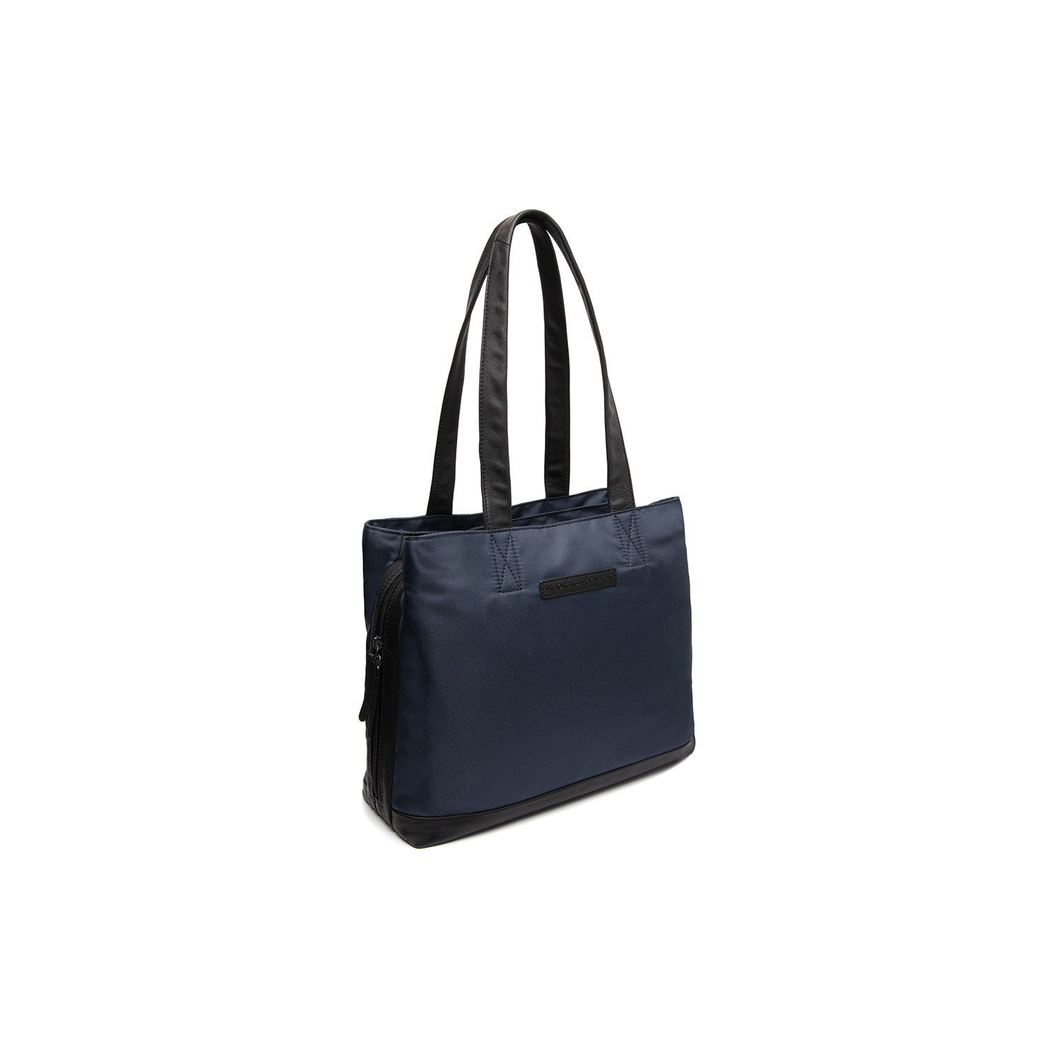 Leather Shopper Navy Lavik