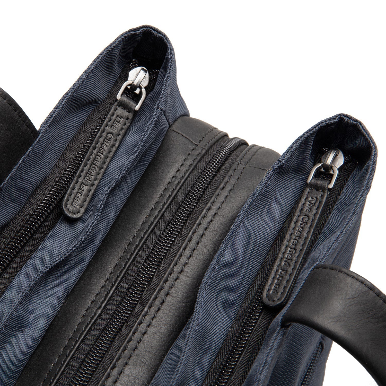 Leather Shopper Navy Lavik