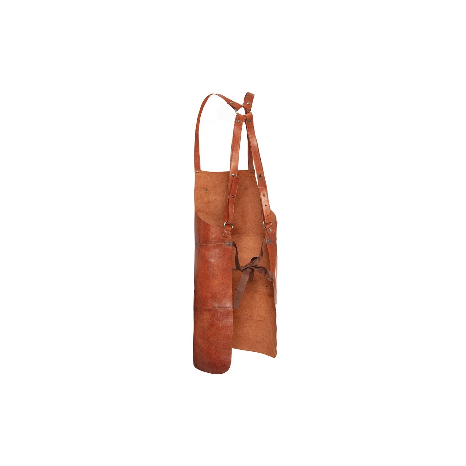 Leather Apron Cognac Churrasco