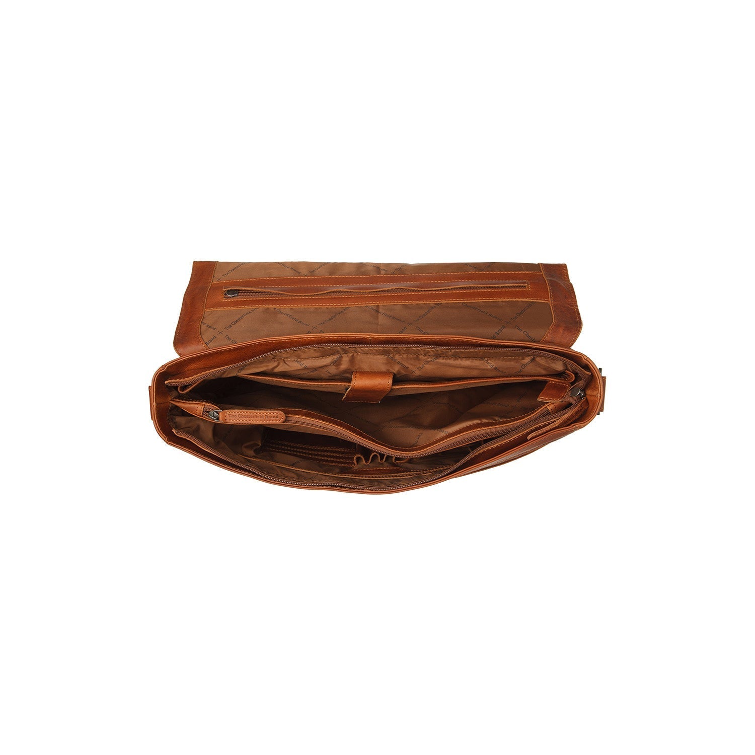 Leather Laptop Bag Cognac Imperia