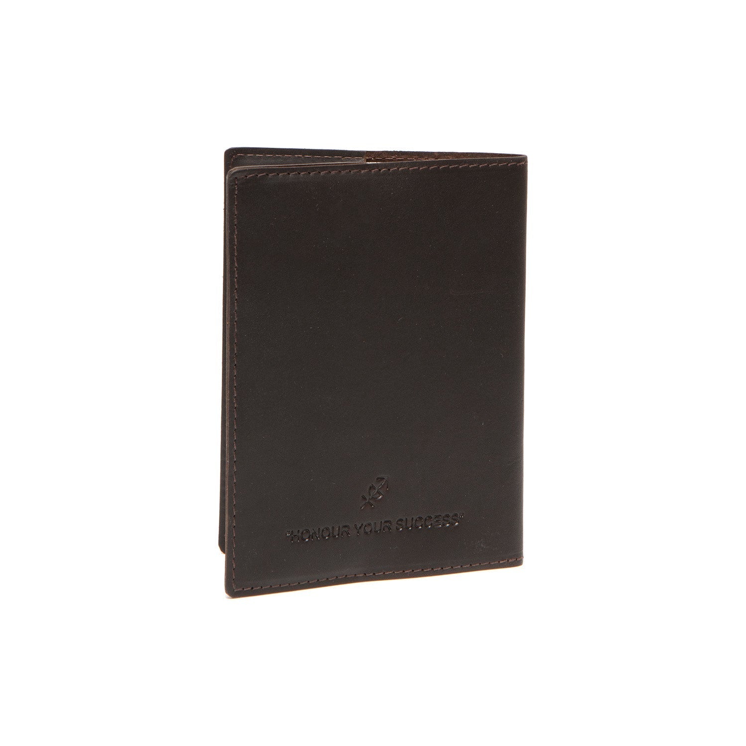 Gift Set Leather Card Holder Brown Leicester