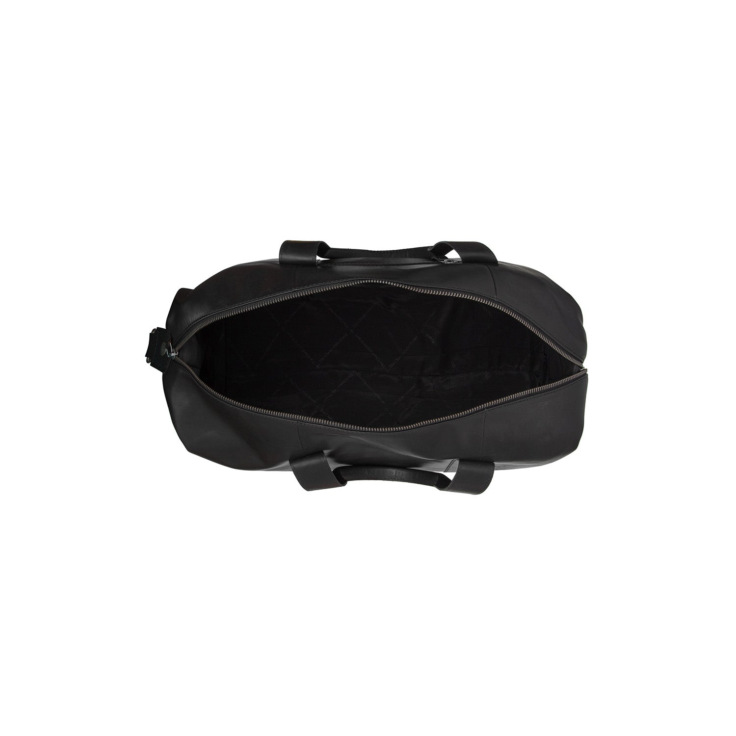 Leather Travel Bag Black Conor