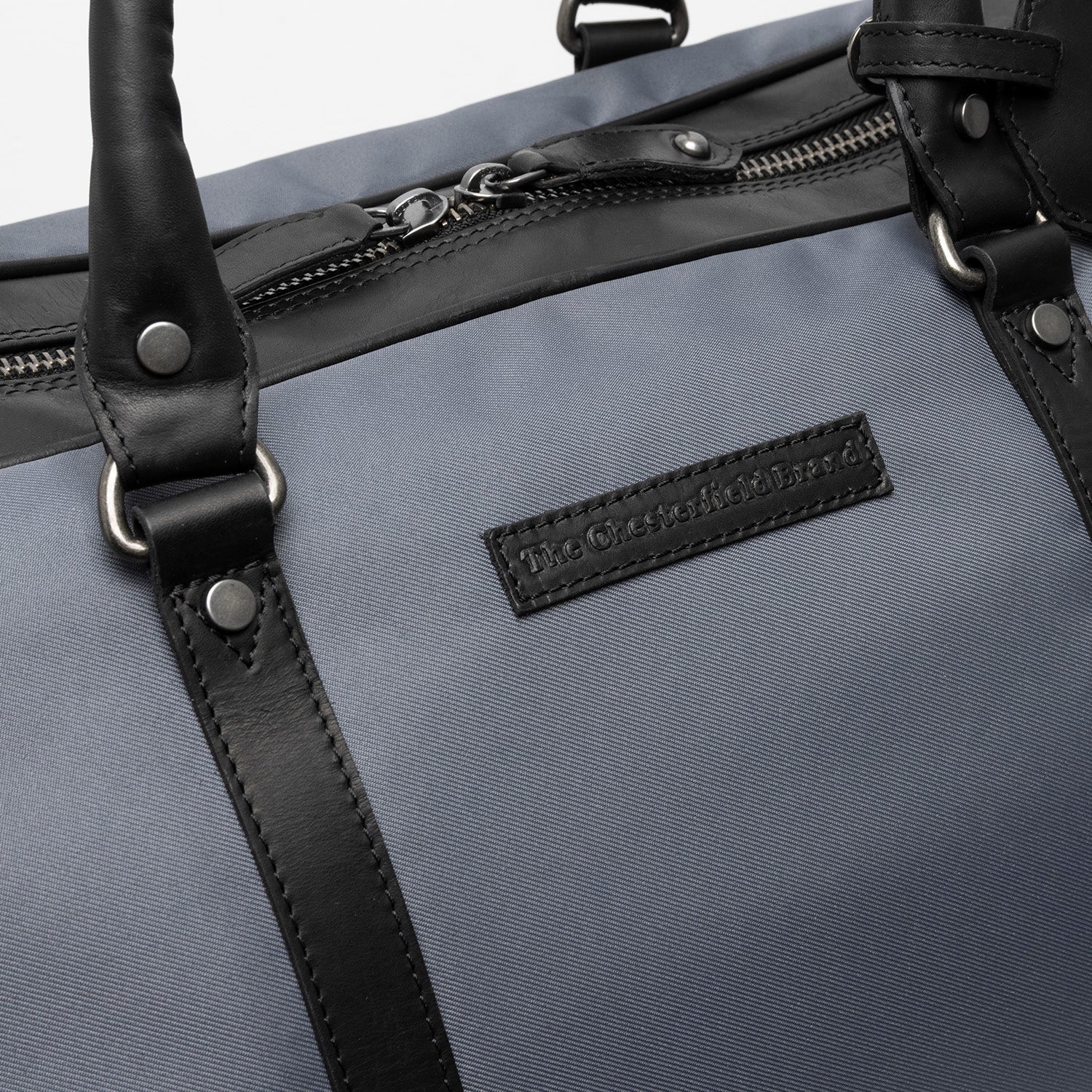 Leather Travel Bag Light Grey Tornio