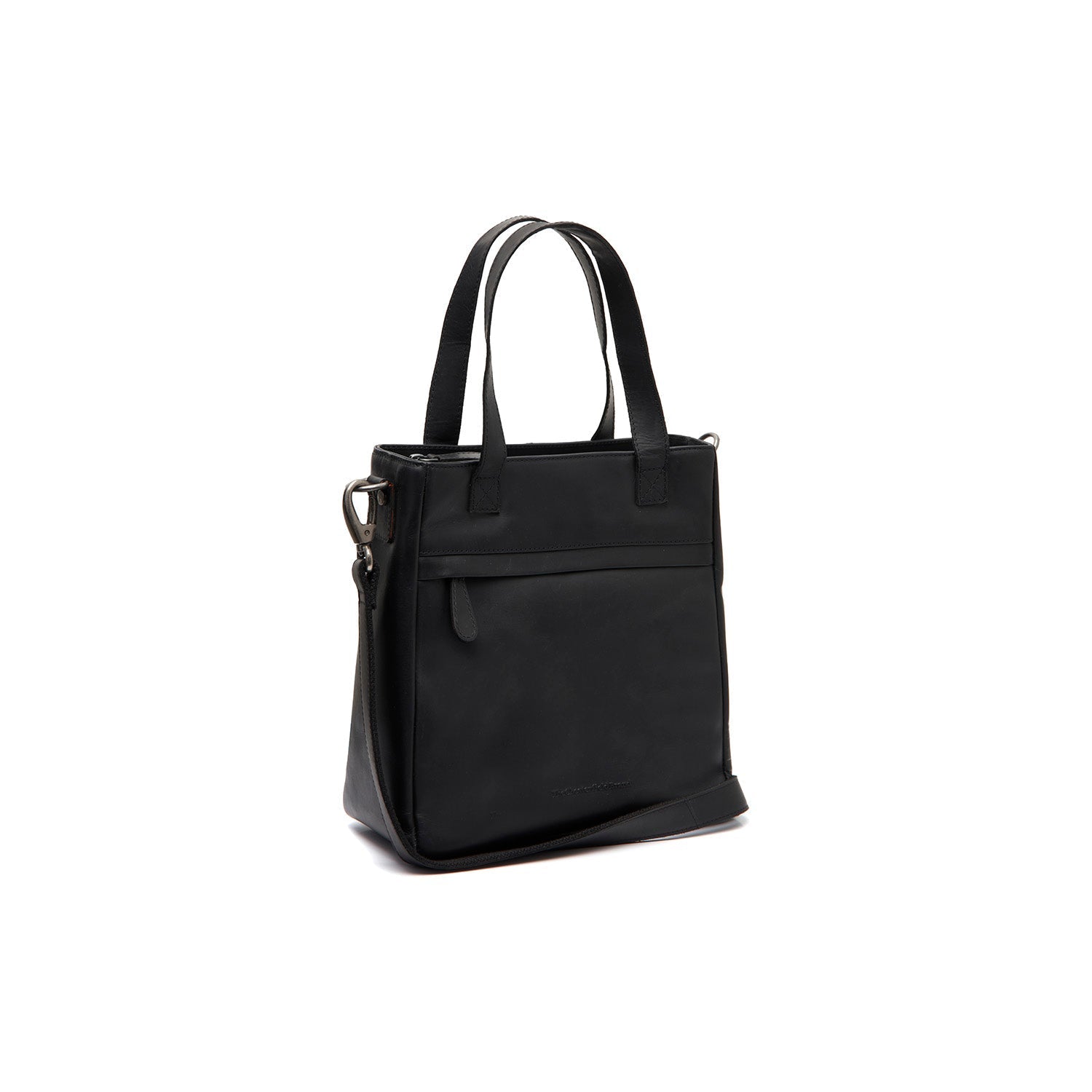 Leather Shopper Black Lingfield