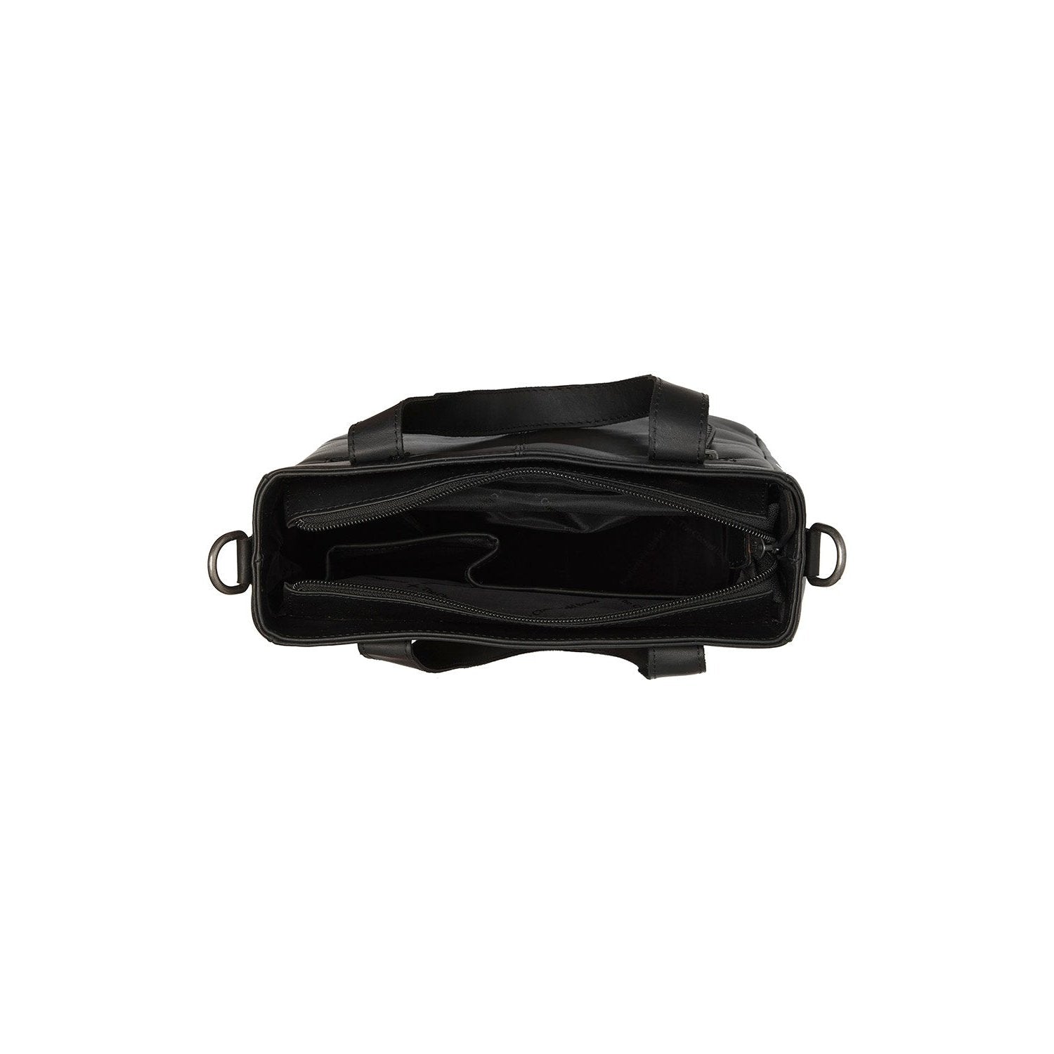 Leather Shopper Black Lingfield