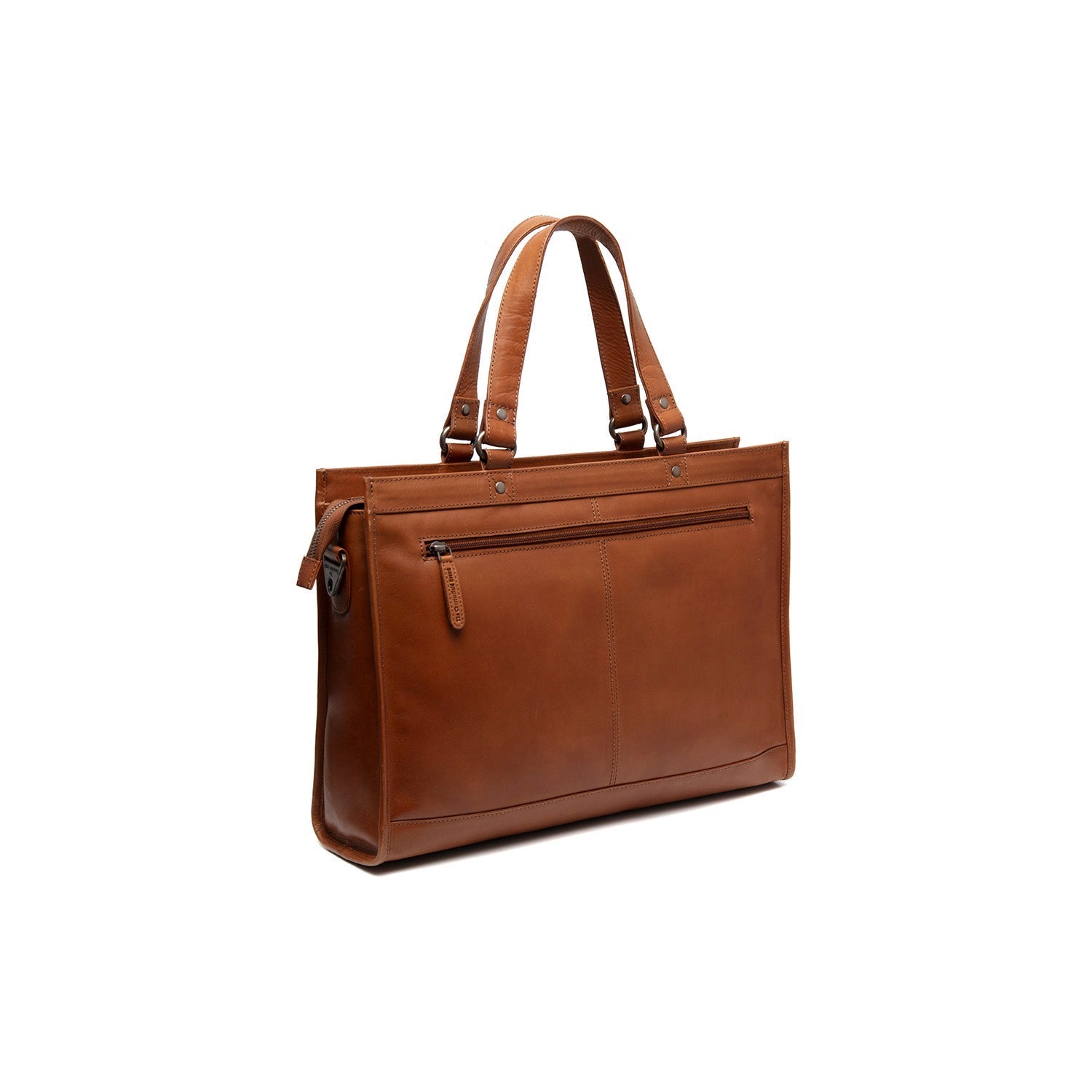 Leather Shopper Cognac Manly