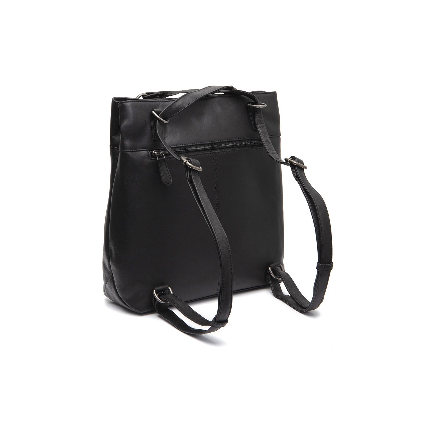 Leather Shopper Black Raynor