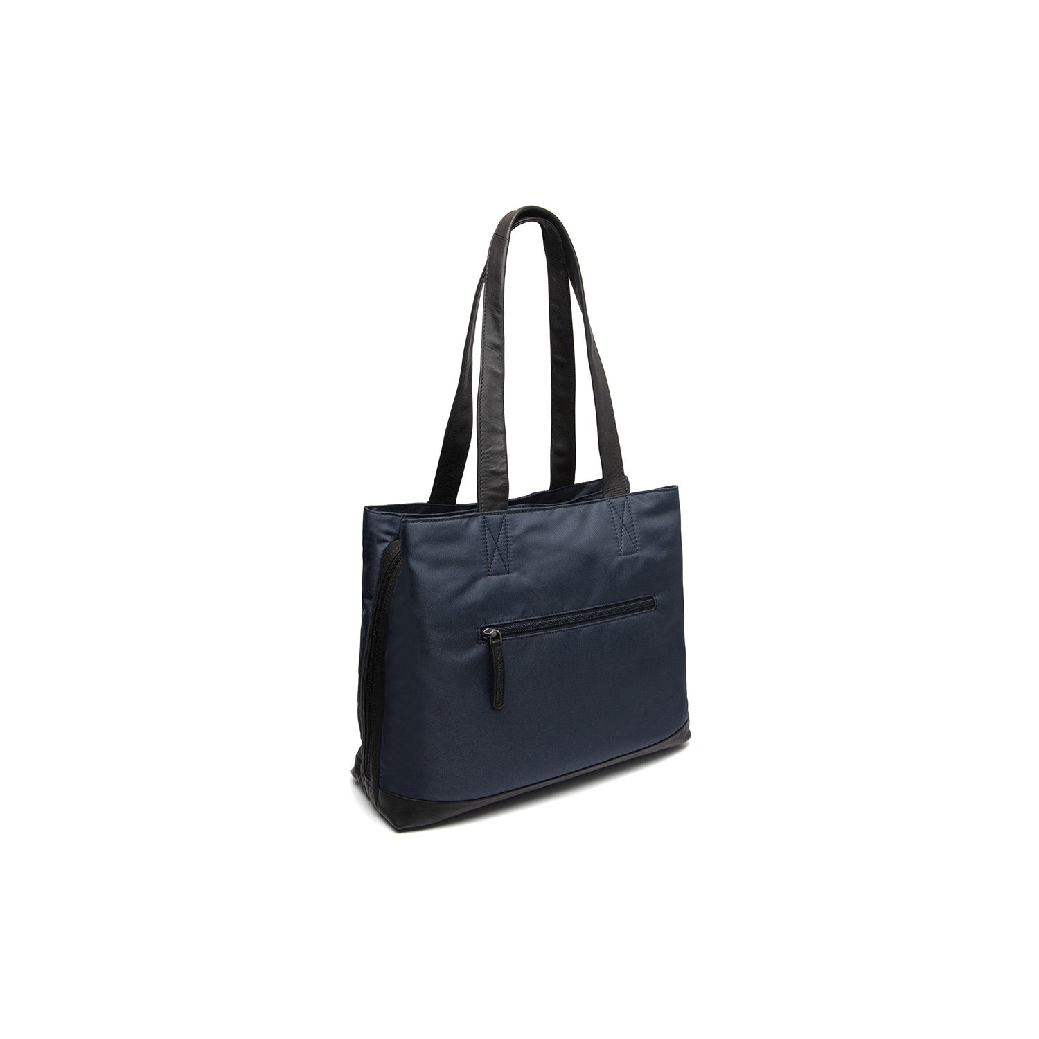 Leather Shopper Navy Lavik