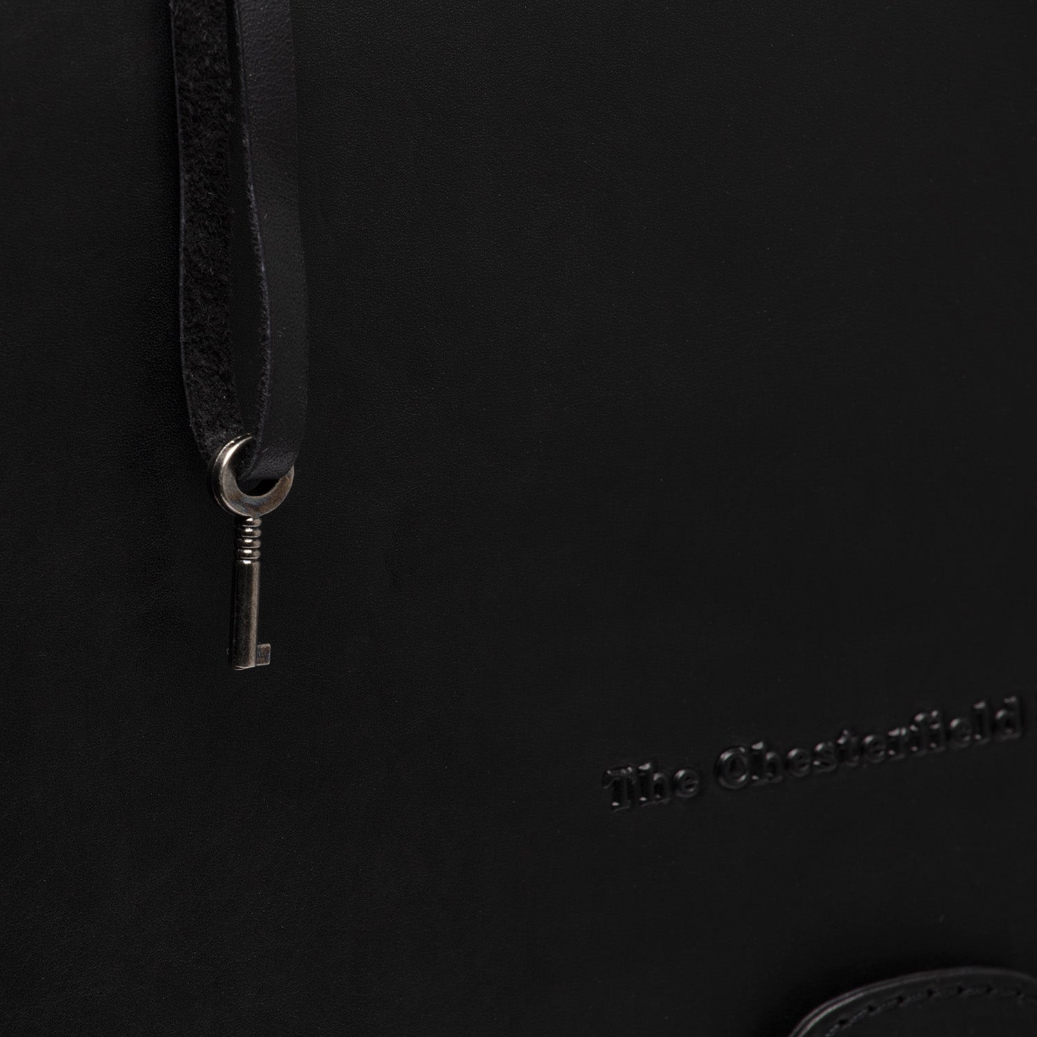 Leather Laptop Bag Black Glenwood