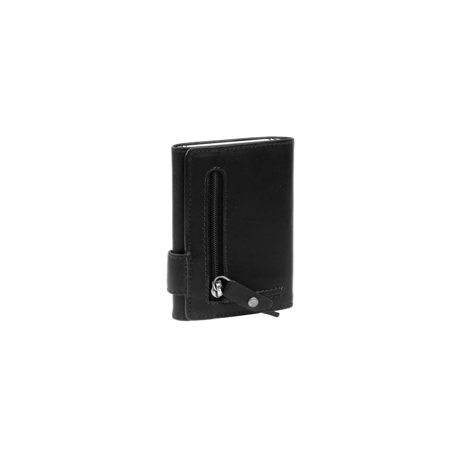 Gift Set Leather Card Holder Black Leicester