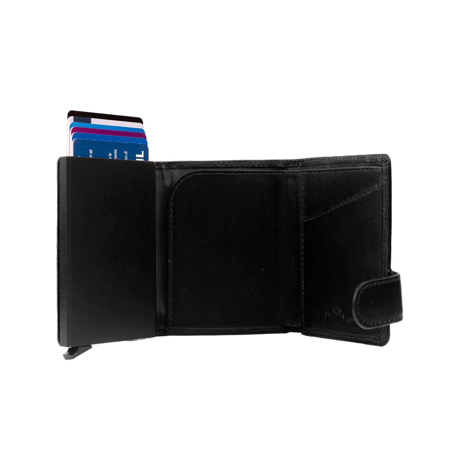 Gift Set Leather Card Holder Brown Leicester