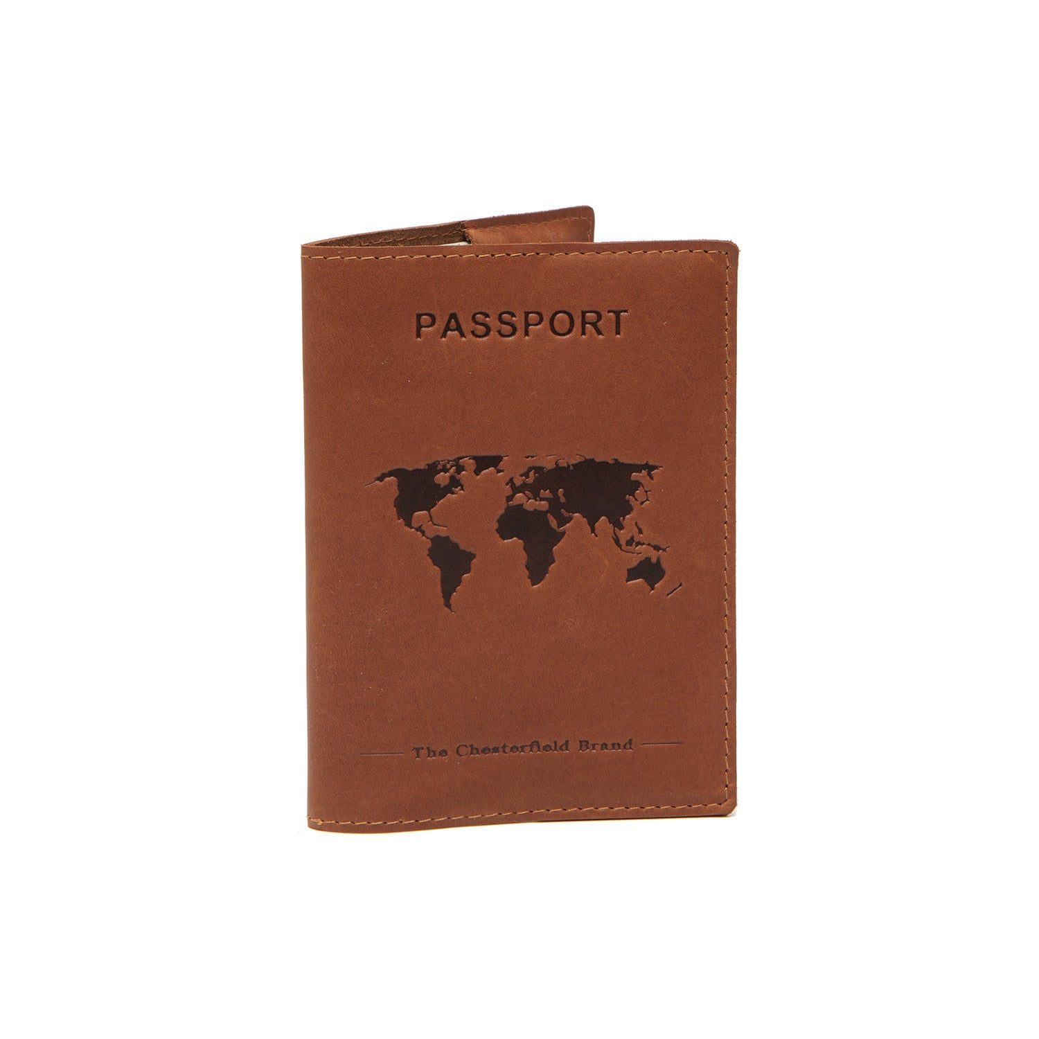 Gift Set Leather Card Holder Cognac Leicester