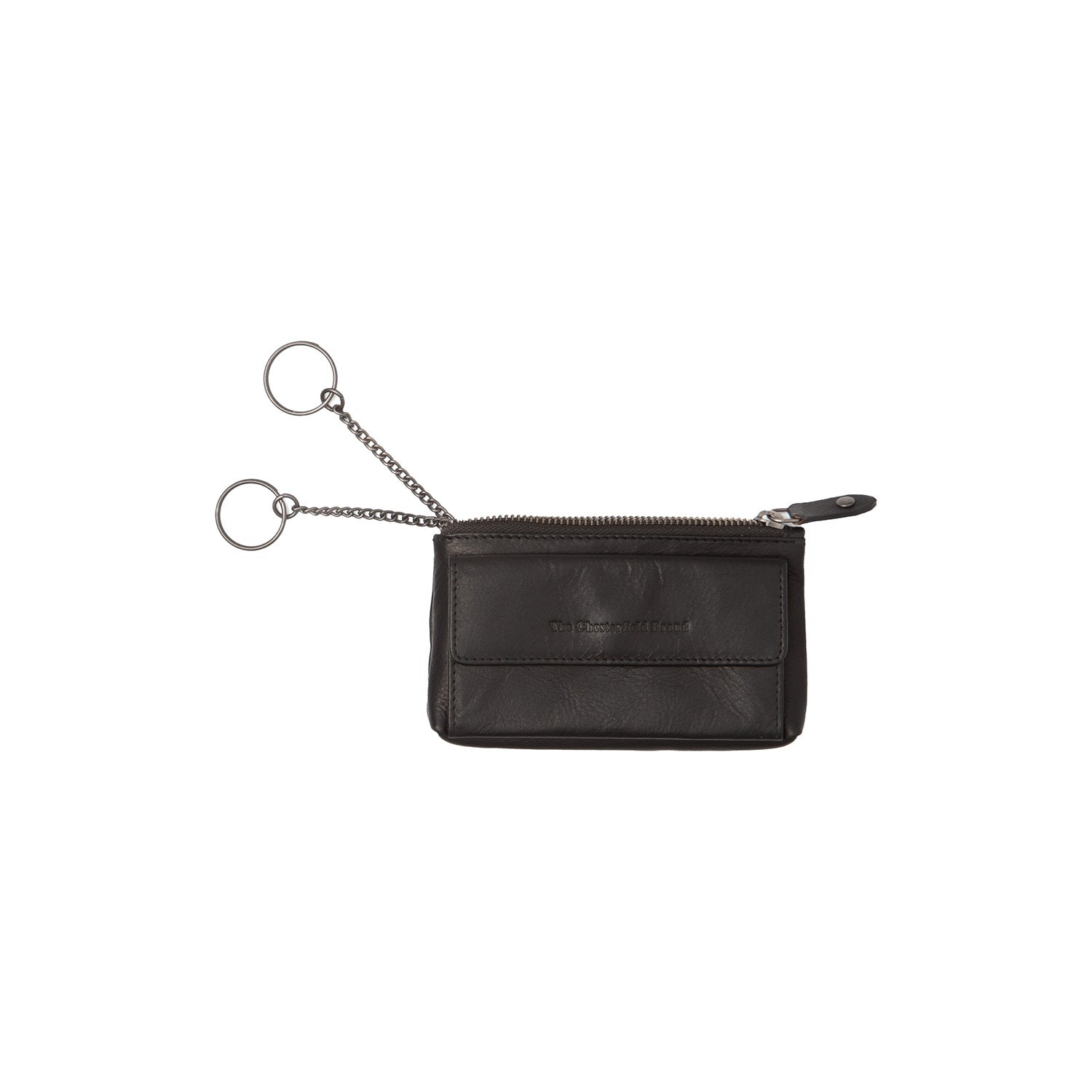 Gift Set Leather Card Holder Black Leicester