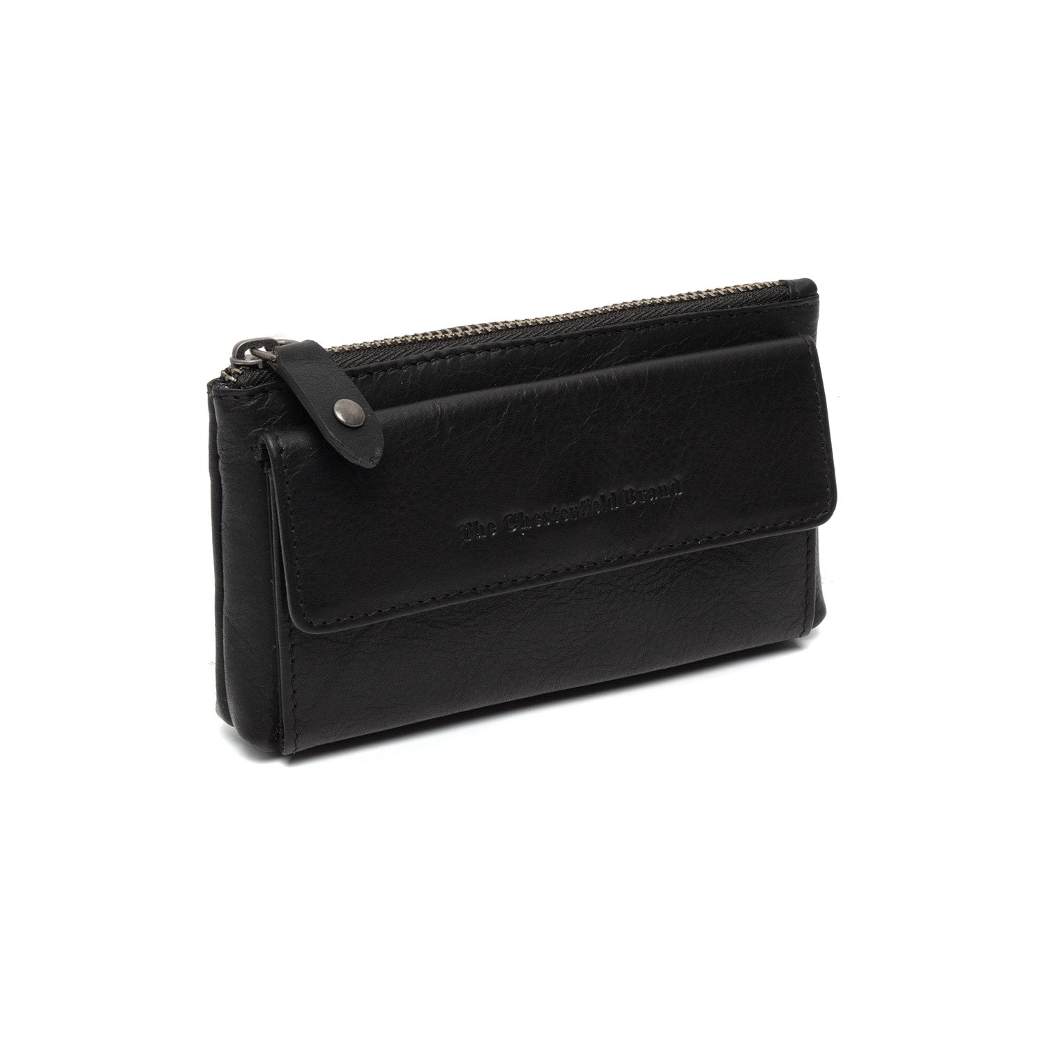Gift Set Leather Card Holder Black Leicester
