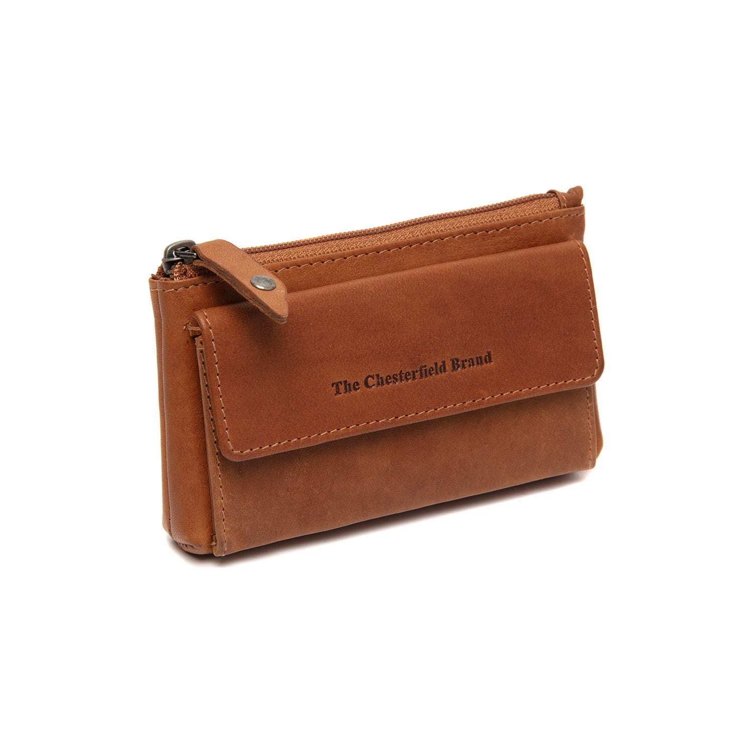 Gift Set Leather Card Holder Cognac Leicester