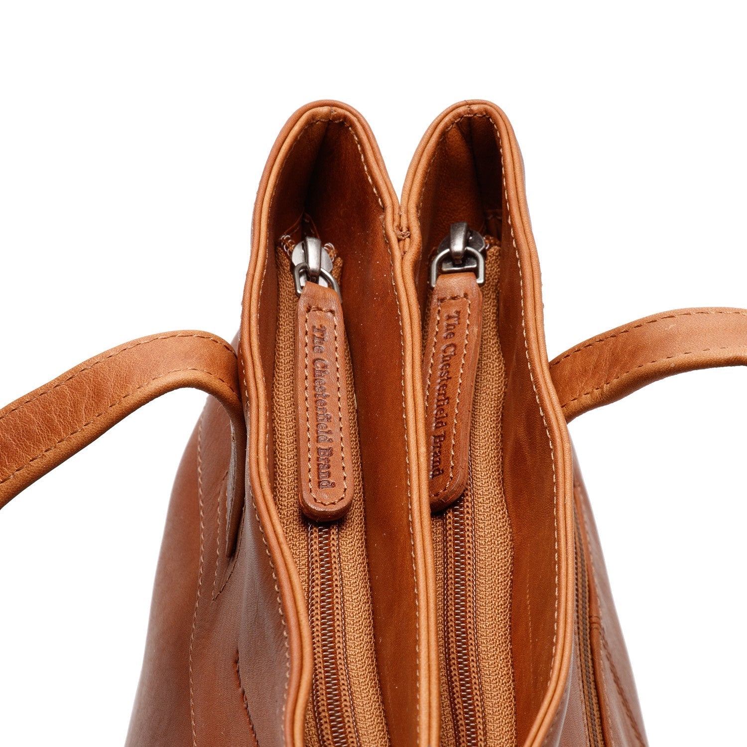 Leather Shopper Cognac Nola